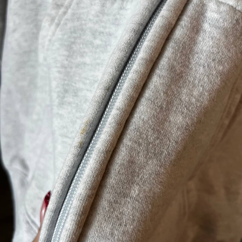 TNA Light Gray Zip-Up Hoodie - Picture 6 of 10